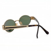 Oval sunglasses spring hinges