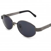 Blue sunglasses with spring hinges