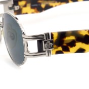 Gold oval sunglasses