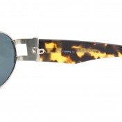 Gold oval sunglasses