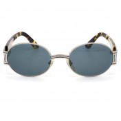 Gold oval sunglasses