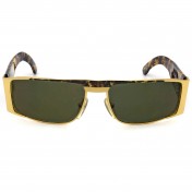 Gold tortoise vintage sunglasses