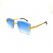 Gold Snake Frame Sunglasses