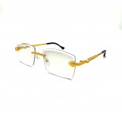 Gold Snake Frame Sunglasses