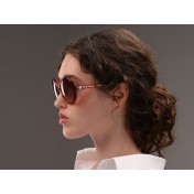 Brown gradient vintage sunglasses