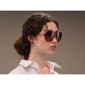 Brown gradient vintage sunglasses