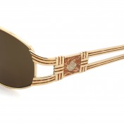 Brown grey vintage sunglasses