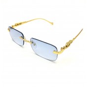 Gold Jaguar Frame Sunglasses