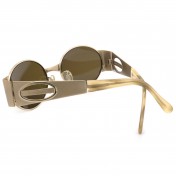 Matte gold vintage sunglasses